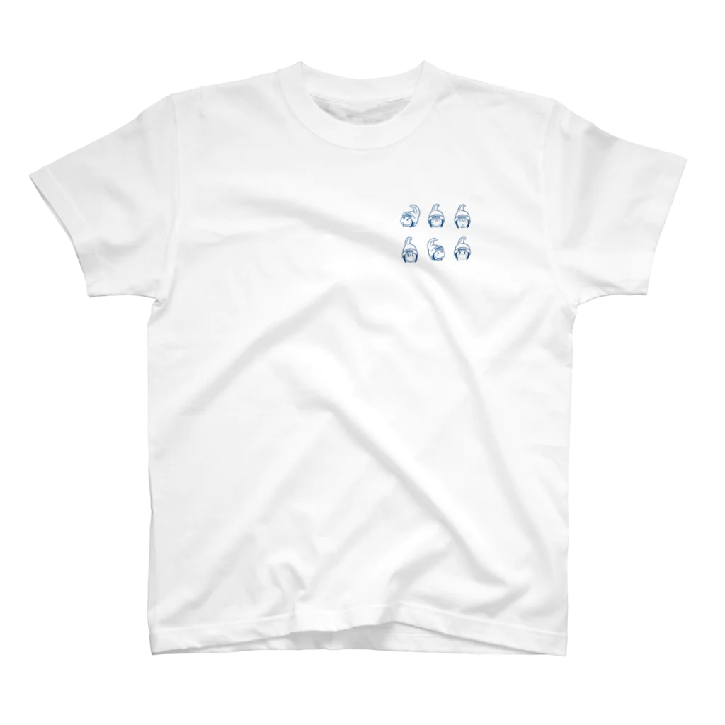 Surfing Boy Shopのフェイスロゴ６ Regular Fit T-Shirt