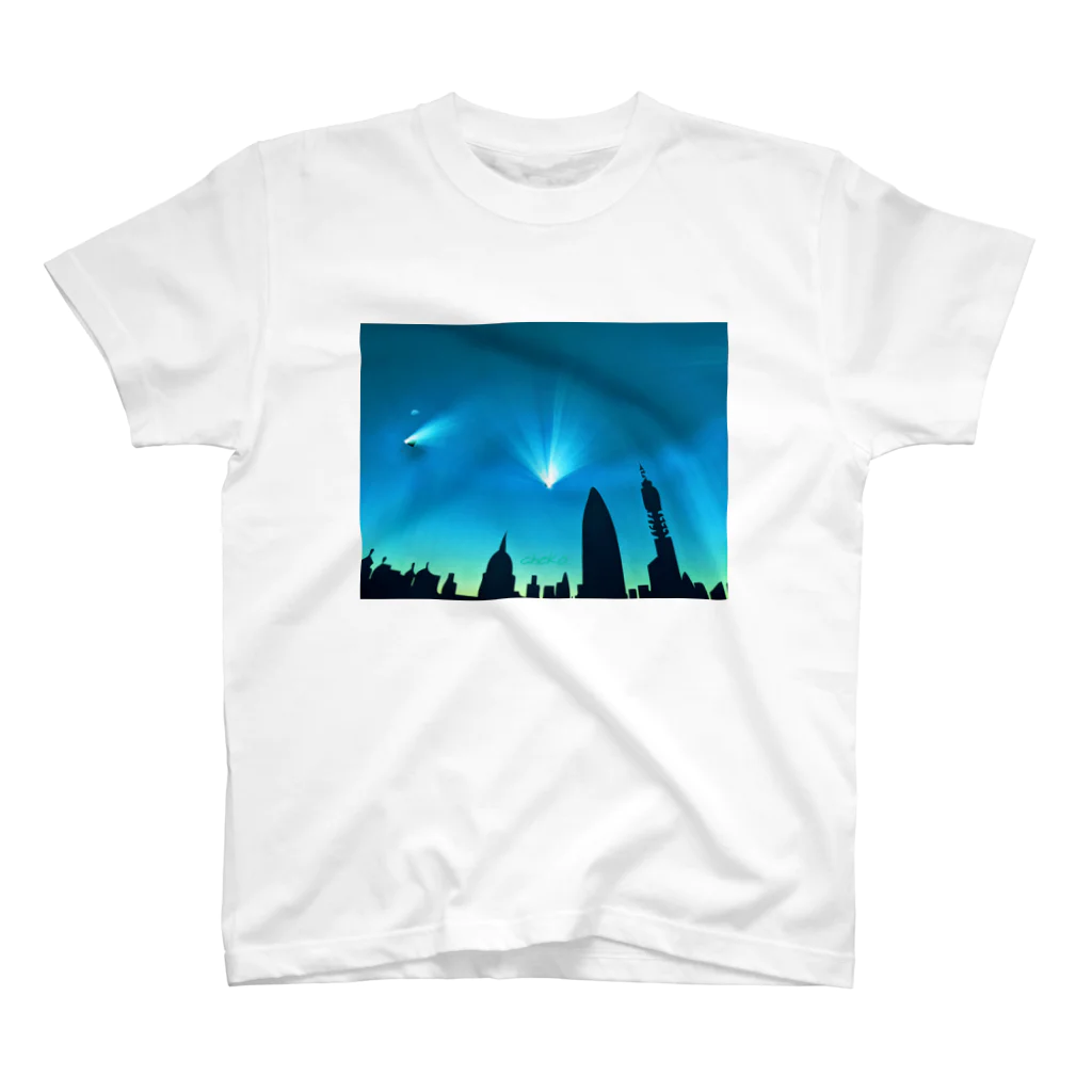 宇宙人ショップの街 スタンダードTシャツ