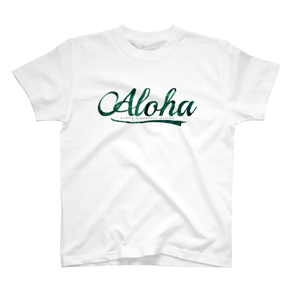 aloha_pineapple_hawaiiのAloha ボタニカル 005 Regular Fit T-Shirt