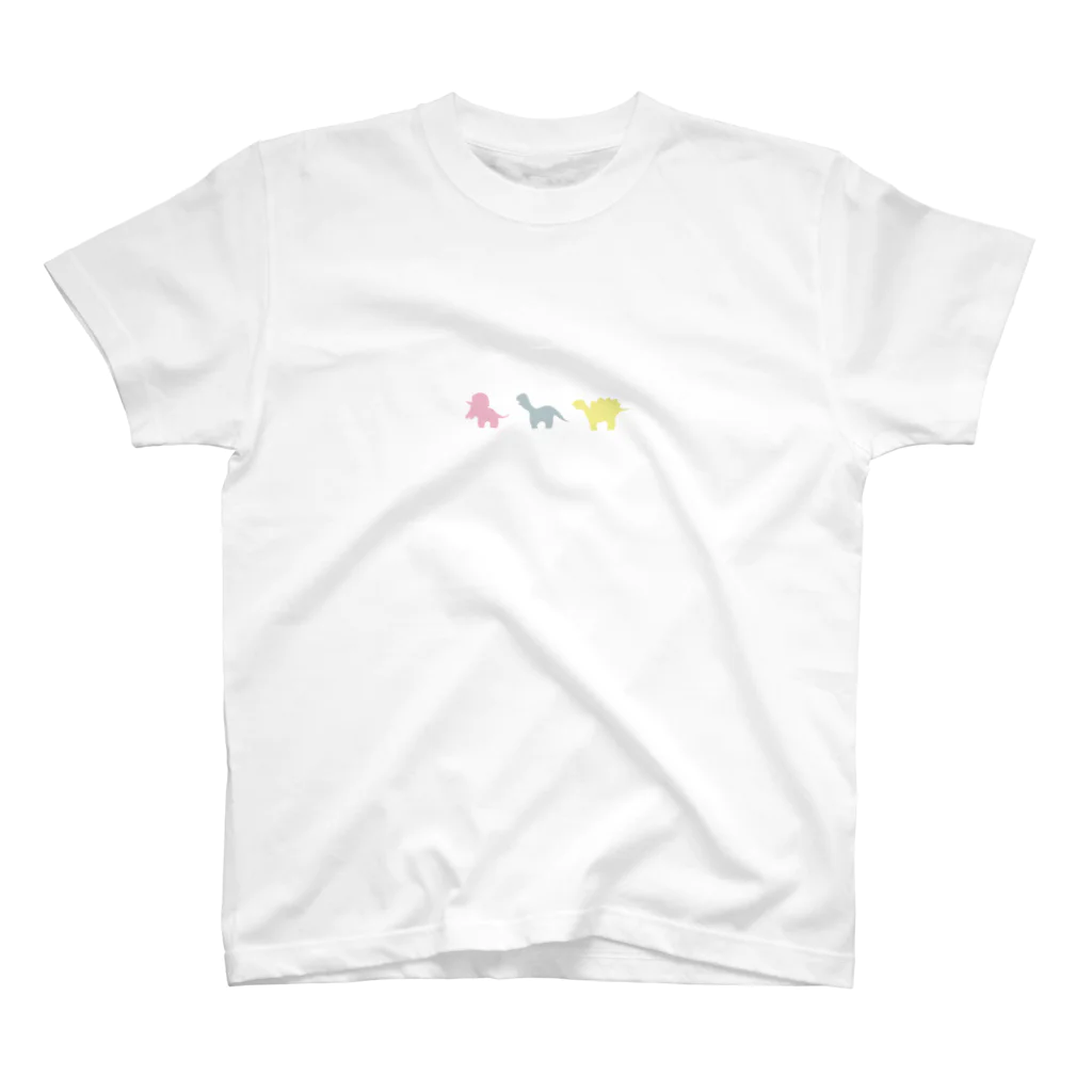 くろきち すとあのさんしょく きょうりゅうず Regular Fit T-Shirt