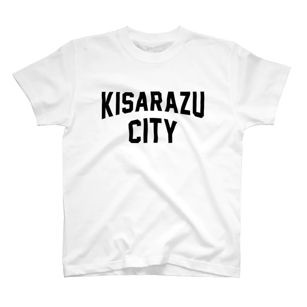 JIMOTOE Wear Local Japanの木更津市 KISARAZU CITY ロゴブラック Regular Fit T-Shirt