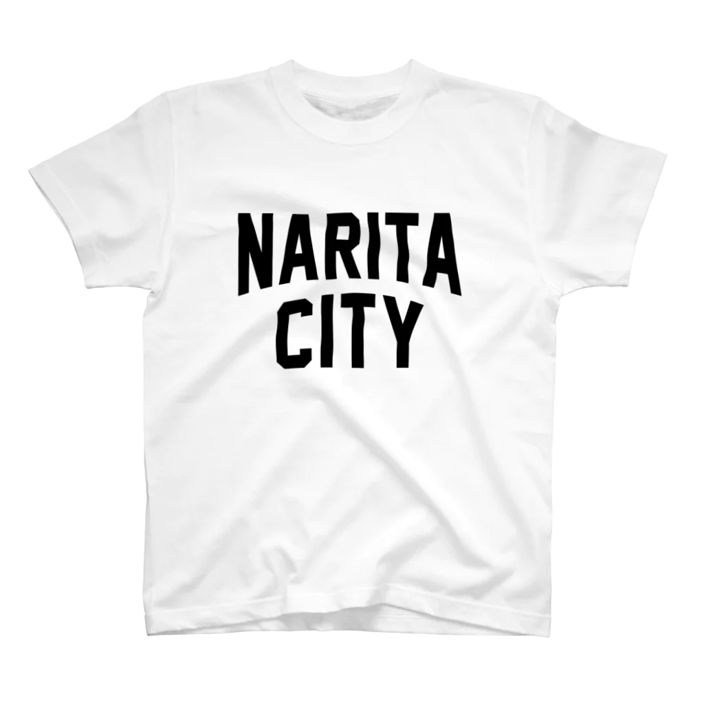 JIMOTOE Wear Local Japanの成田市 NARITA CITY ロゴブラック Regular Fit T-Shirt