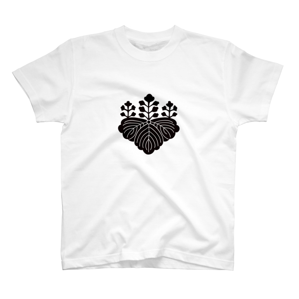 二両亭かるたの戦国花札の家紋「五七桐」 Regular Fit T-Shirt