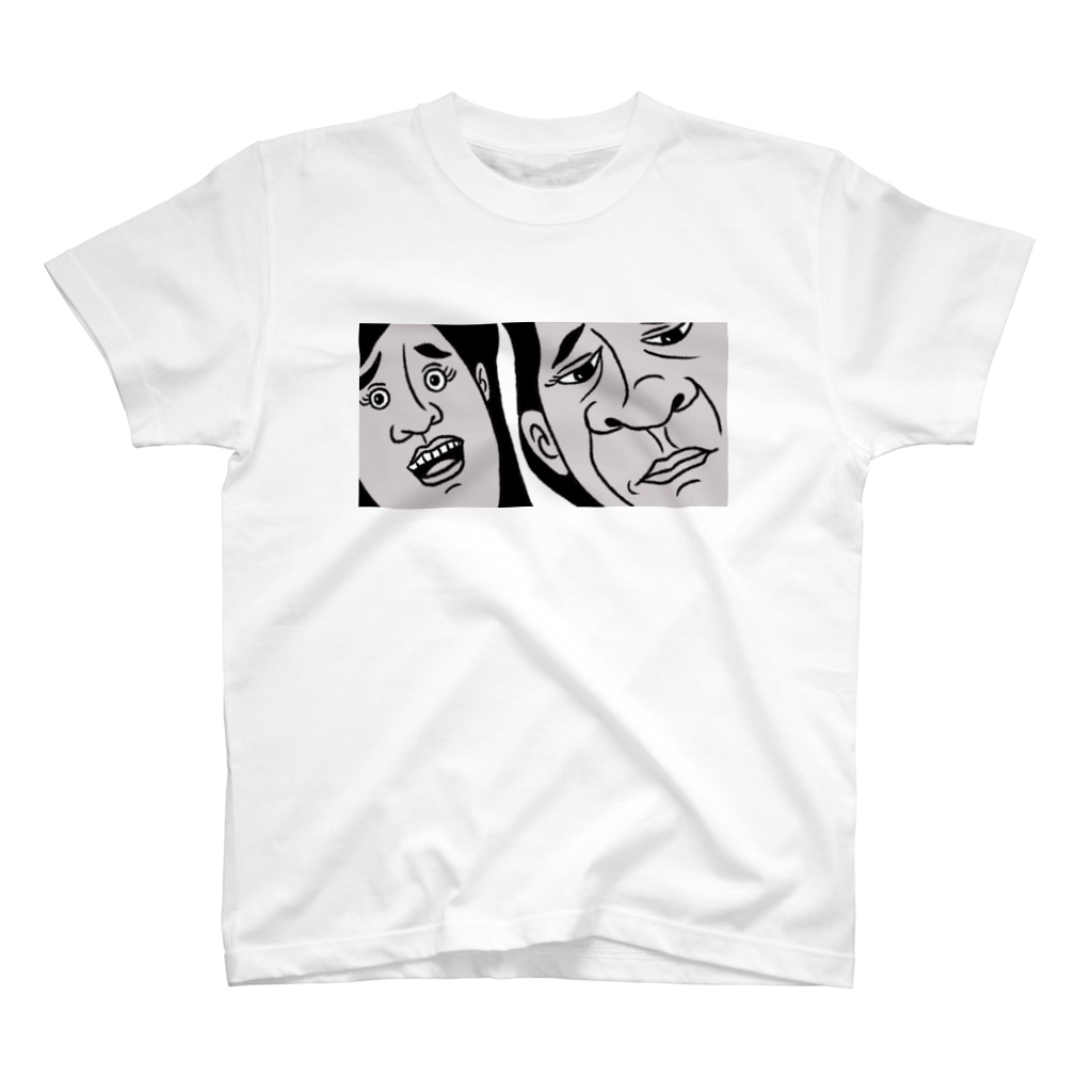ホビヲの映画感想画のTシャツ屋さんの 何かを思い出す親娘 Regular Fit T-Shirt