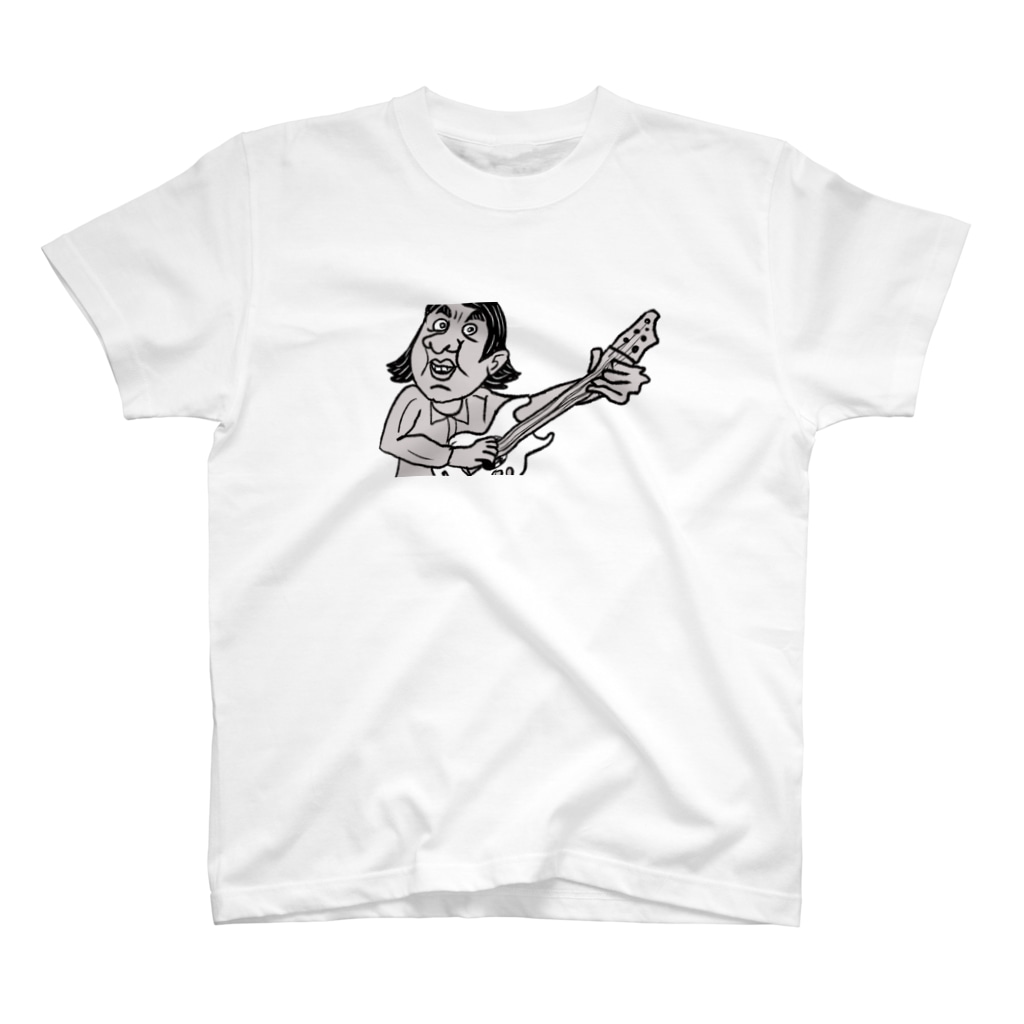 ホビヲの映画感想画のTシャツ屋さんの 演奏しシャウトする男 Regular Fit T-Shirt