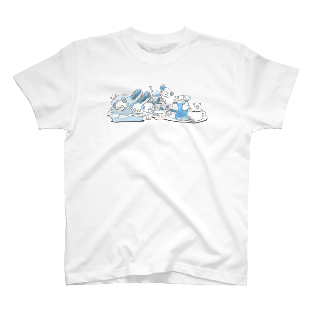 旅する#ひつじですの旅するひつじのSWEETS スタンダードTシャツ