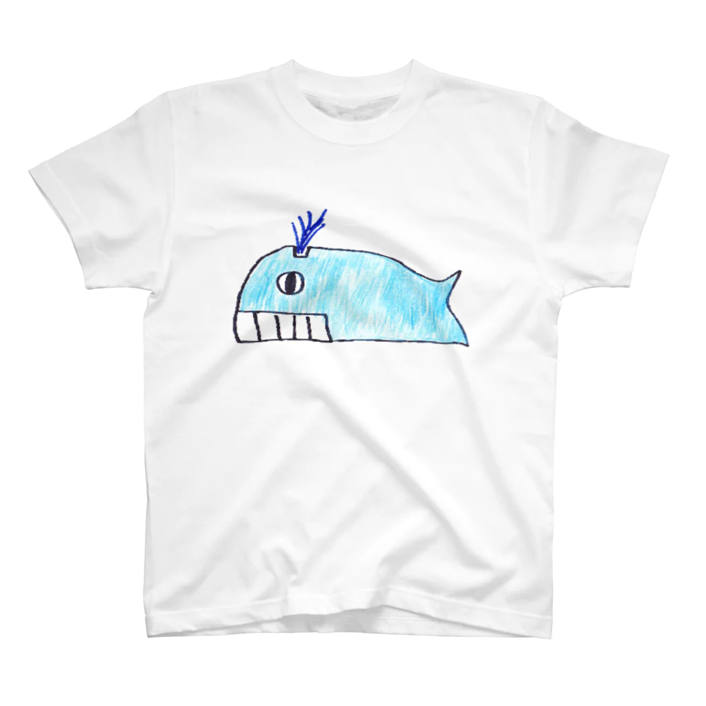 yunimalのシロナガスクジラ Regular Fit T-Shirt