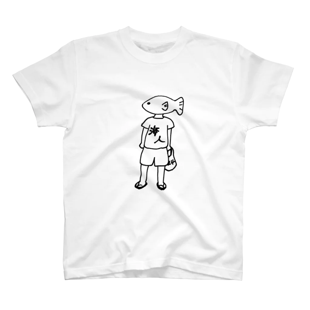 shibainunuのおさかなくん Regular Fit T-Shirt