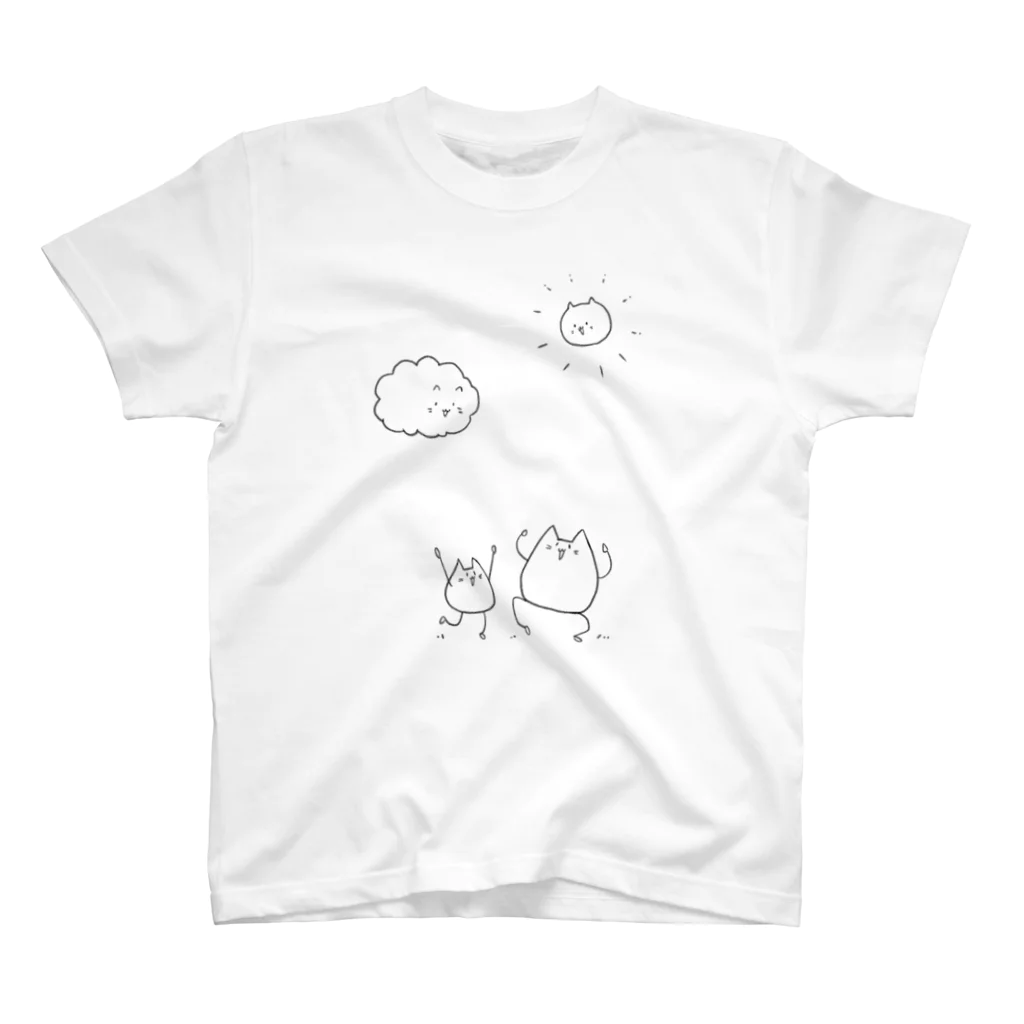 のんかののんかネコ スタンダードTシャツ