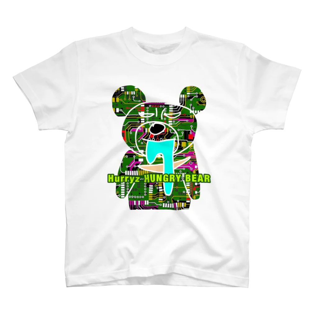 Hurryz HUNGRY BEARのHurryz HUNGRY BEAR 4 スタンダードTシャツ