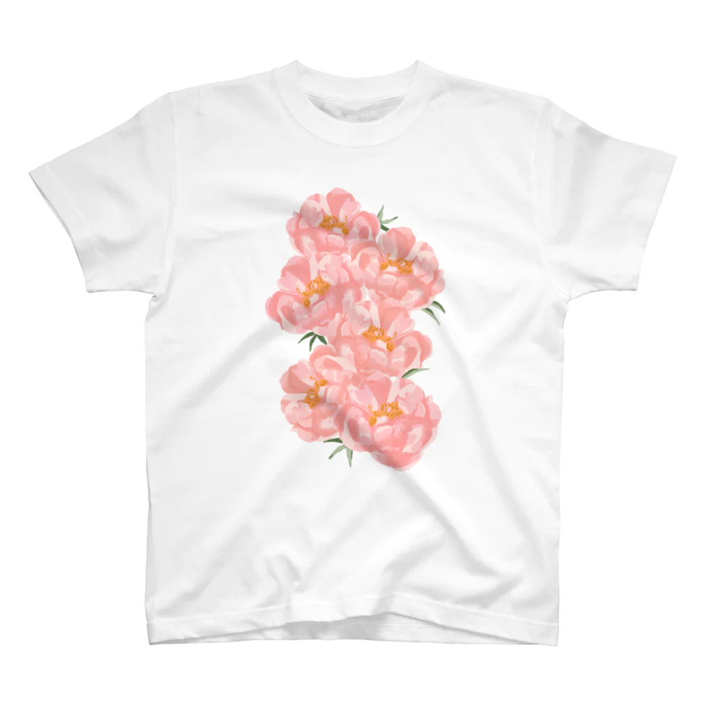 Katie（カチエ）のシャクヤクの花束 スタンダードTシャツ