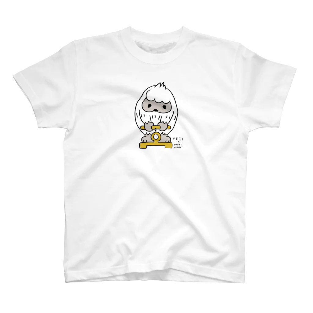 イラスト MONYAAT のはいきんりょくチェック M スタンダードTシャツ