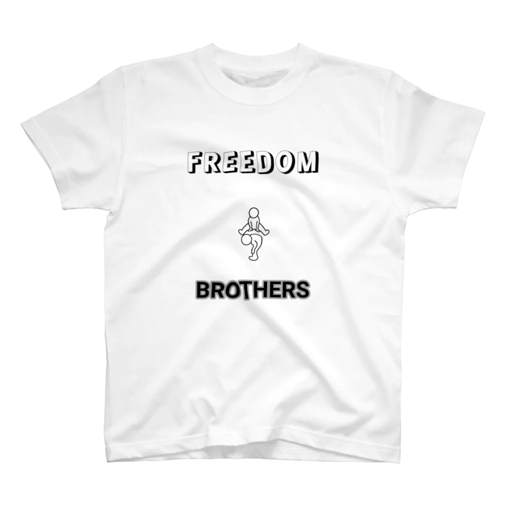 masiuのFREEDOMBROTHERS　馬跳 スタンダードTシャツ