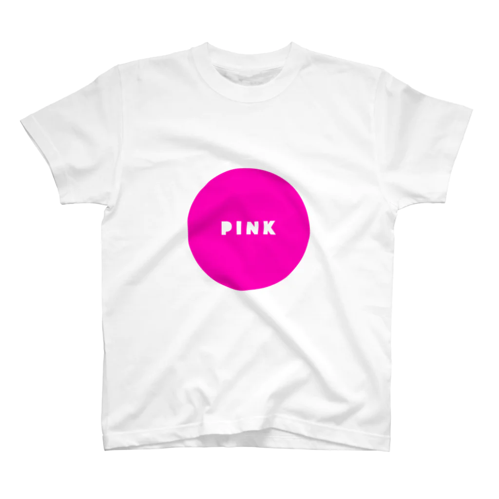 PのCIRCLE PINK. スタンダードTシャツ