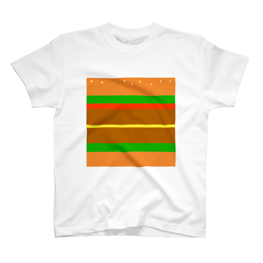 海蓮わーるどのハンバーガーの断面たち スタンダードTシャツ