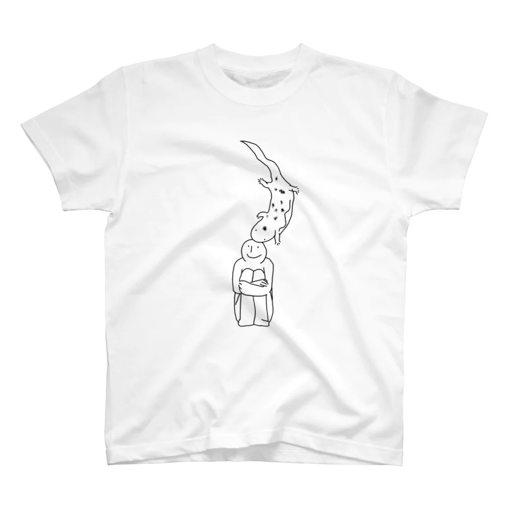 ありのままのびうすのはんざきに噛まれた(改善版) Regular Fit T-Shirt