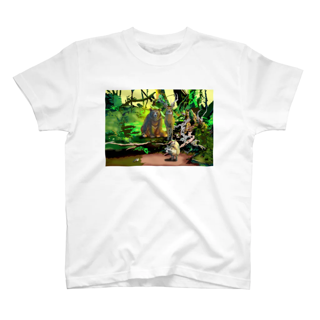 Jacoの森の仲間達1 スタンダードTシャツ