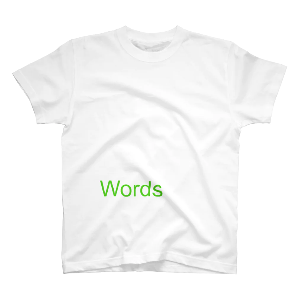 アシベズヘアのActions Speak Louder Than Words Regular Fit T-Shirt