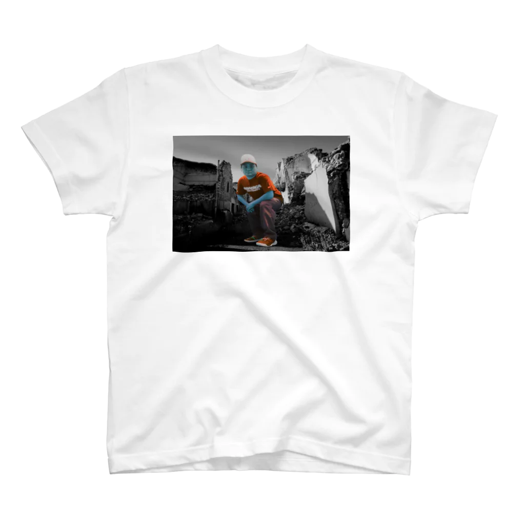 🥊BVA FIGHT CLUB🥊のbule monster tee Regular Fit T-Shirt