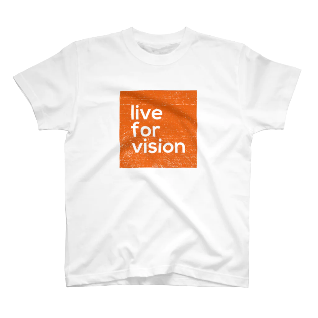 あめりかかぶれのLive for Vision スタンダードTシャツ