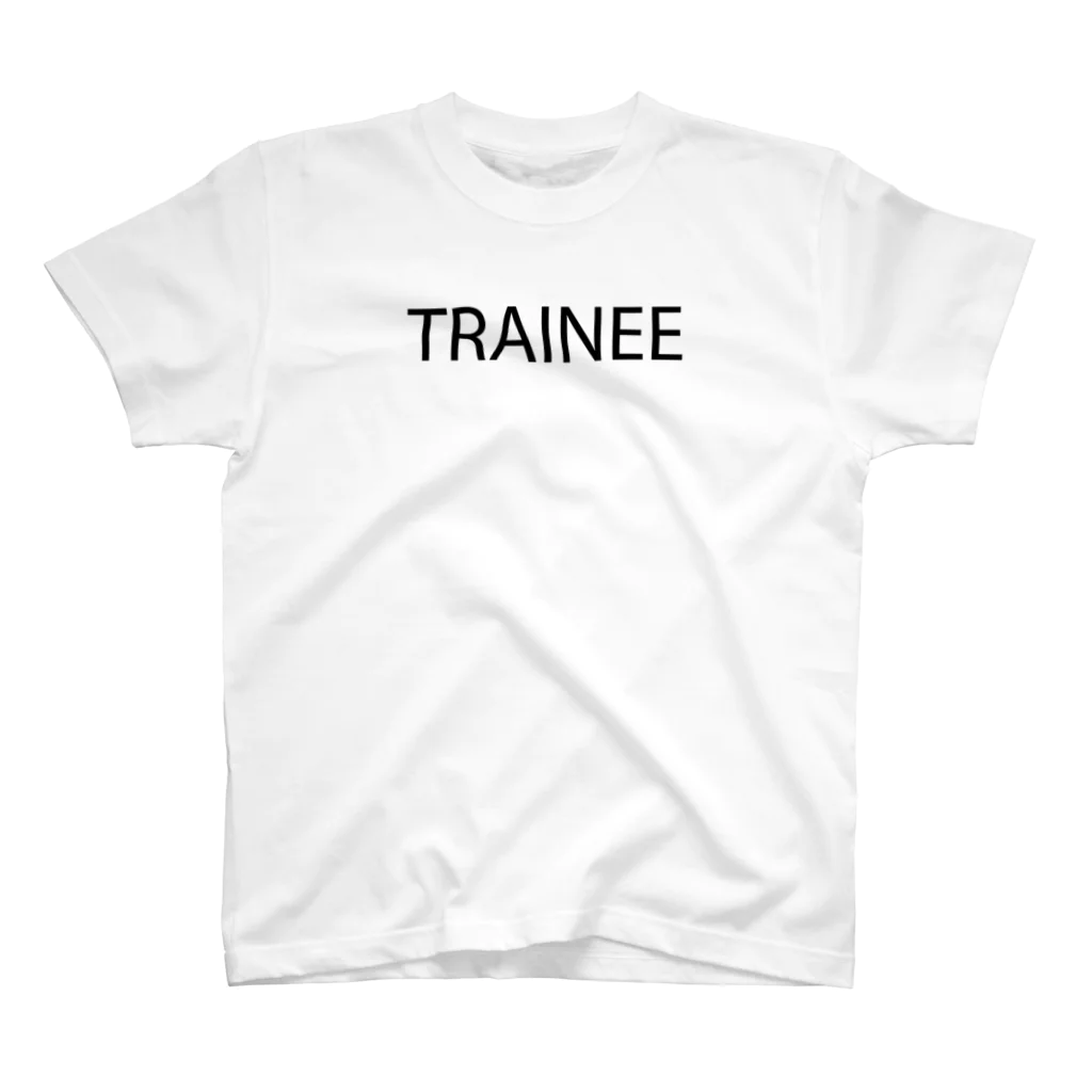 MUGENGEN (ムゲンゲン)のTRAINEE letter BK スタンダードTシャツ