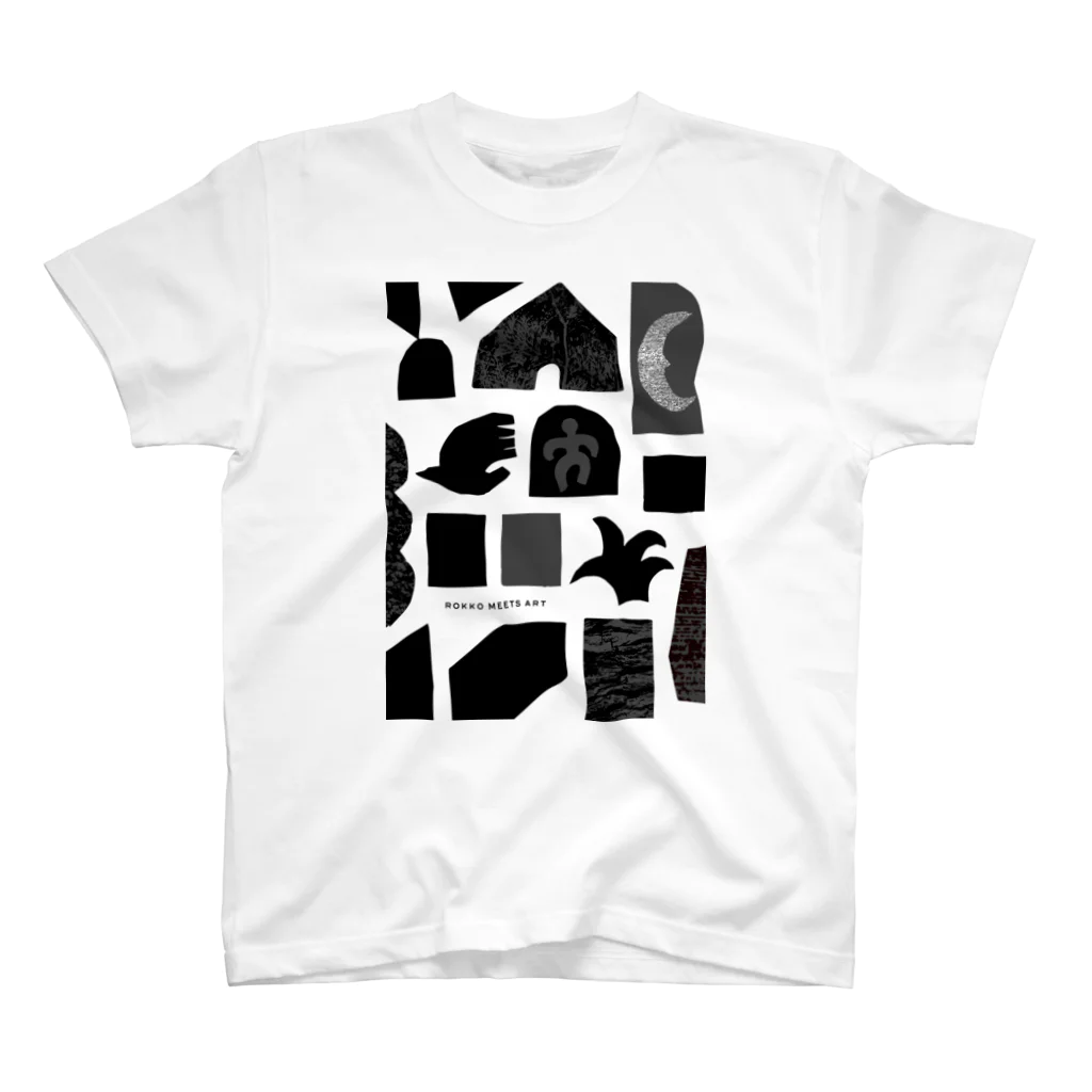 六甲ミーツ・アート芸術散歩2021のBW ver.C/Rokko Meets Art 2021 スタンダードTシャツ