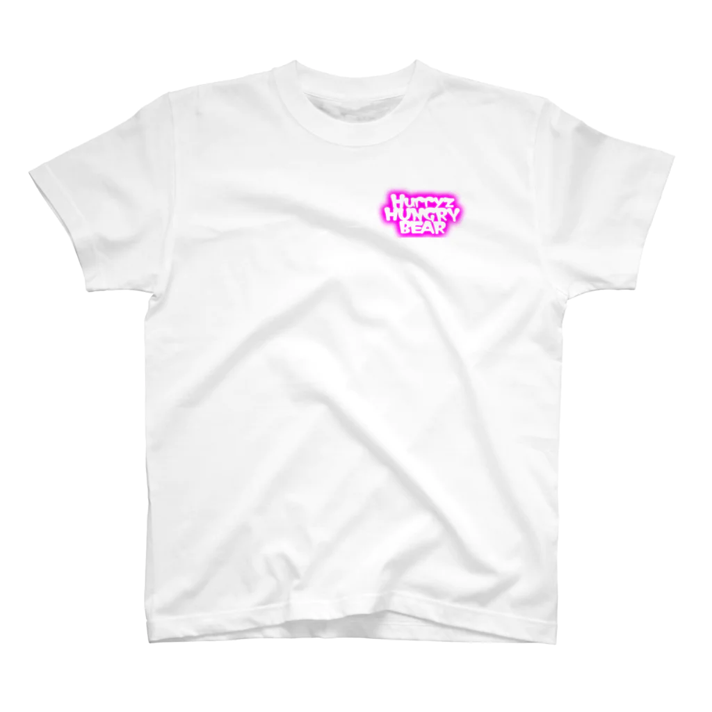 Hurryz HUNGRY BEARのHurryz HUNGRY BEAR ネオンサイン Regular Fit T-Shirt