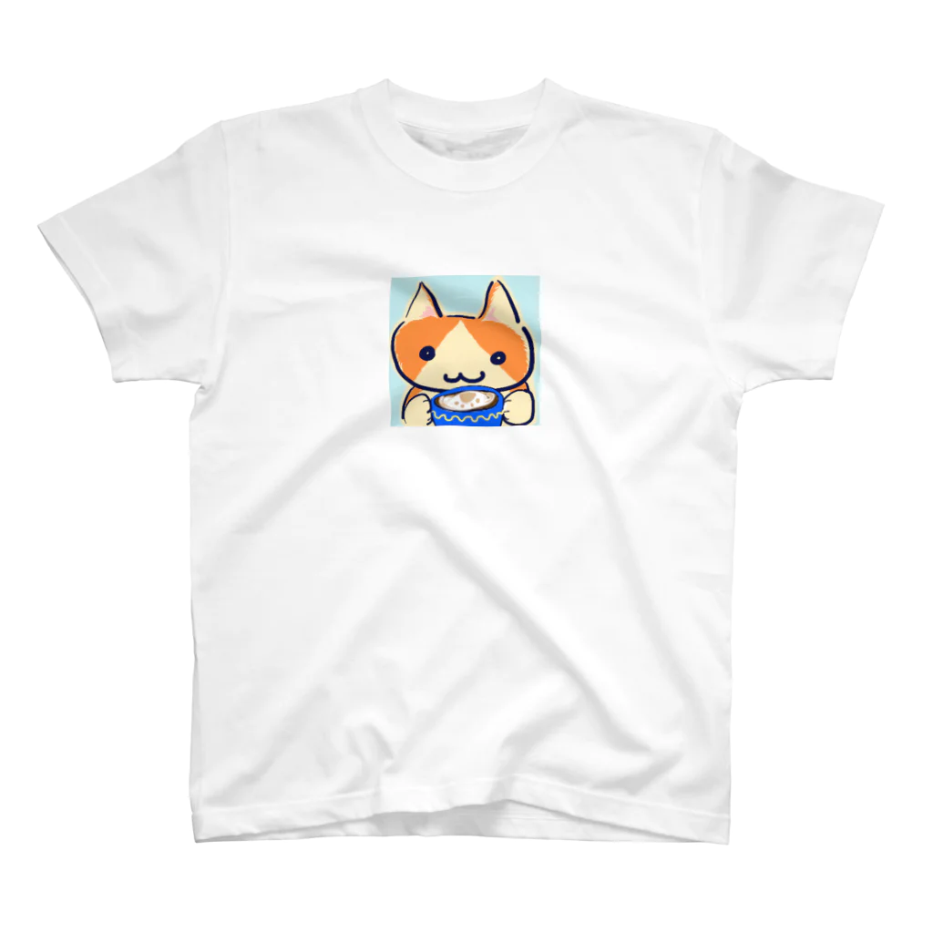 堕落猫のねこちゃんとココア Regular Fit T-Shirt