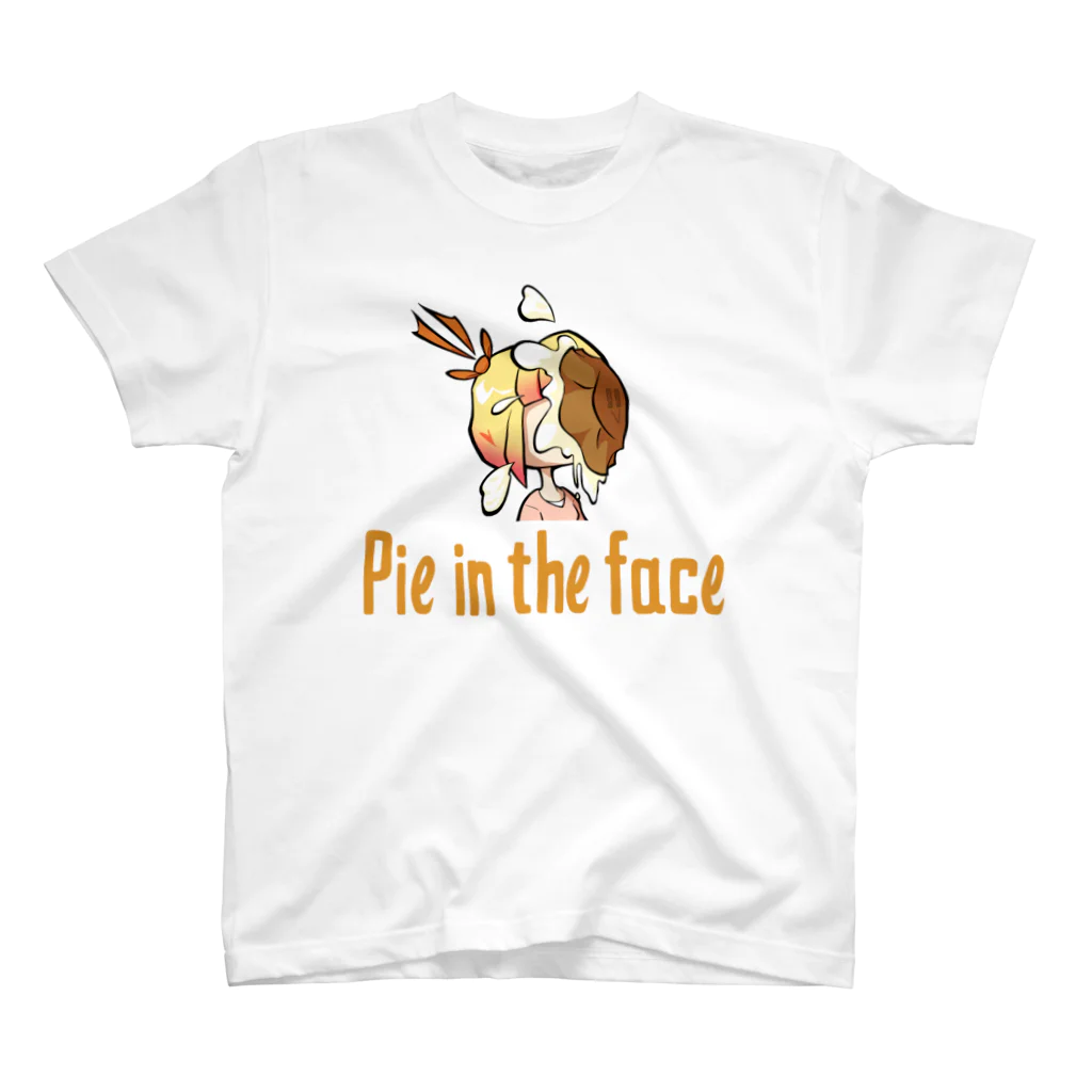 北見かろ(カロルク)のPie in the face スタンダードTシャツ