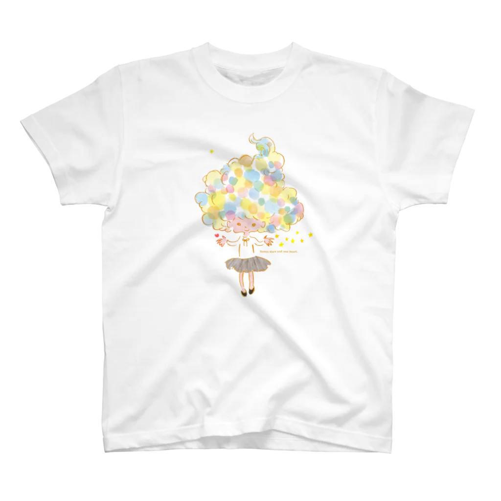 TUITATI / ツイタチのスズリのseven stars and one heart Regular Fit T-Shirt