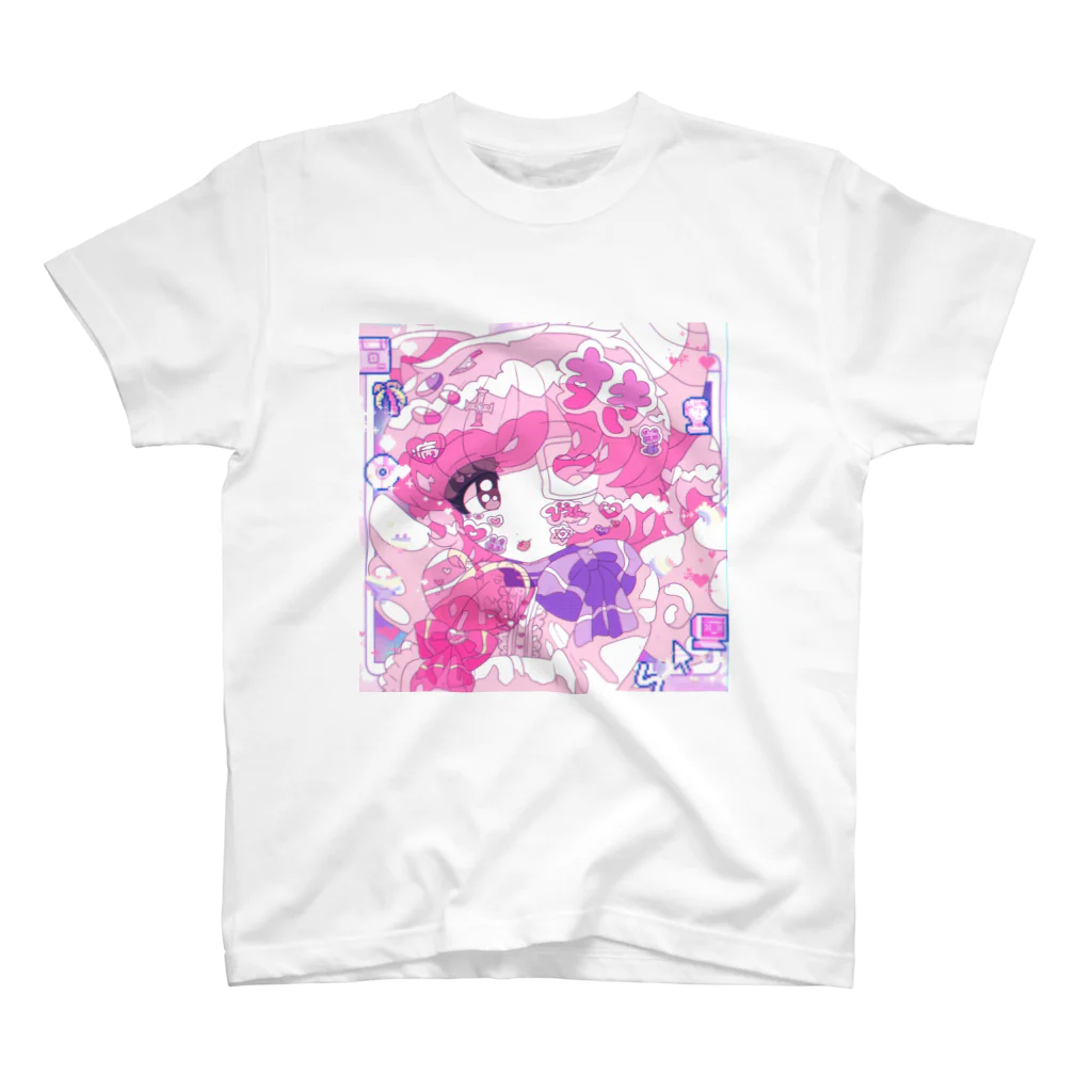 ムラサキゲジゲジのオンラインショップのマカロン Love Candy Regular Fit T-Shirt