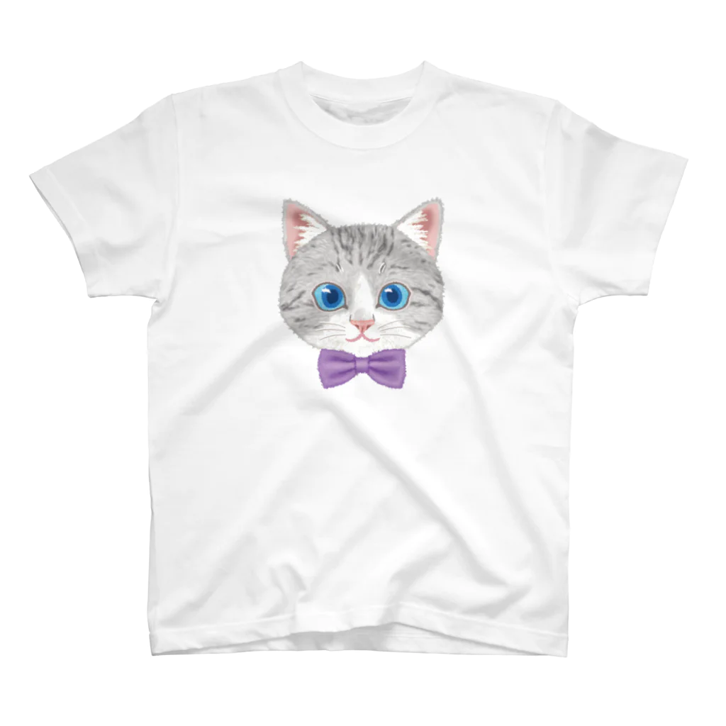 いっぷく堂のねこちゃん（サバシロ） Regular Fit T-Shirt