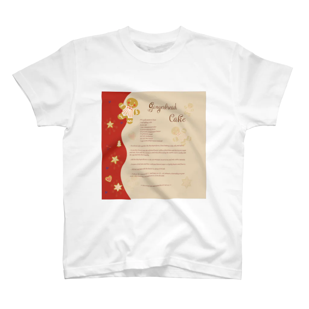 KatsのChristmas Gingerbread Cake スタンダードTシャツ