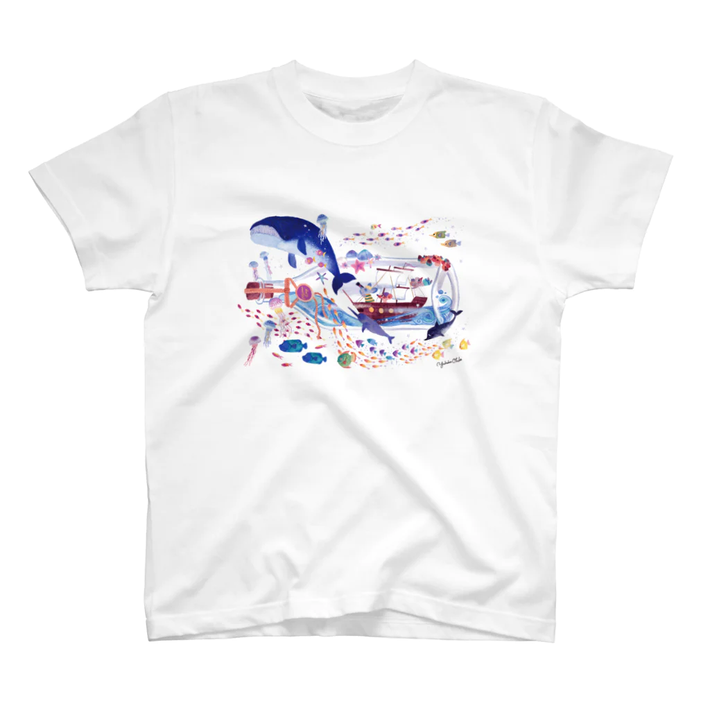 イラストレーター おおでゆかこのボトルシップの夢 スタンダードTシャツ