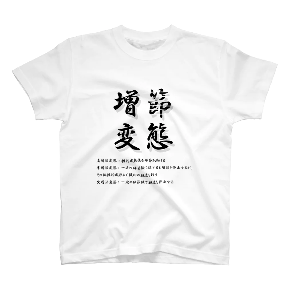 小さな生き物屋さんの増節変態Tシャツ スタンダードTシャツ