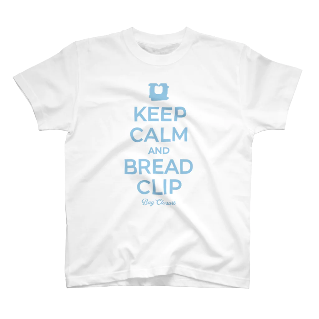 kg_shopのKEEP CALM AND BREAD CLIP [ライトブルー] スタンダードTシャツ