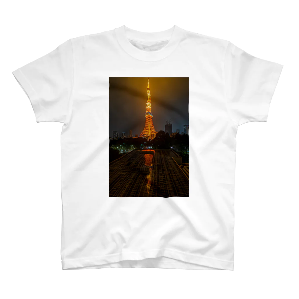 まりも™️のTokyotower  Regular Fit T-Shirt