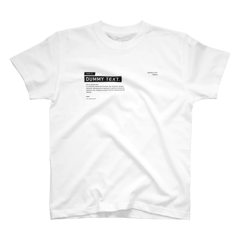 This is DUMMY TEXTのDUMMY TEXT. - untitled Regular Fit T-Shirt