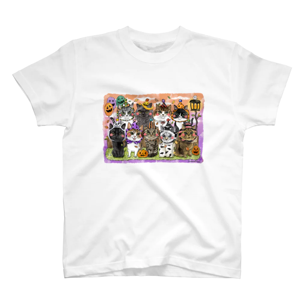 shop あこ猫犬屋のハロウィン猫 Regular Fit T-Shirt