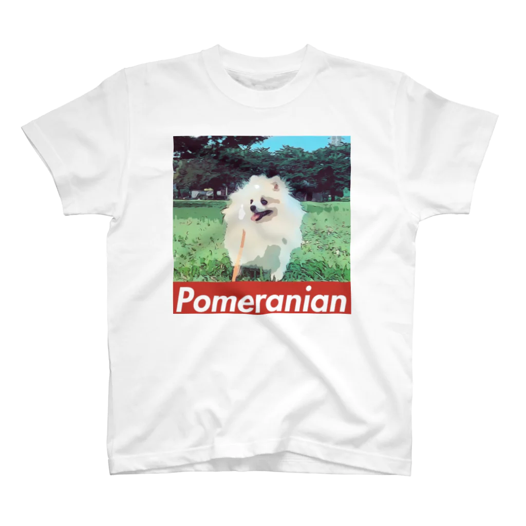 ポメ部のPomeranian park Regular Fit T-Shirt