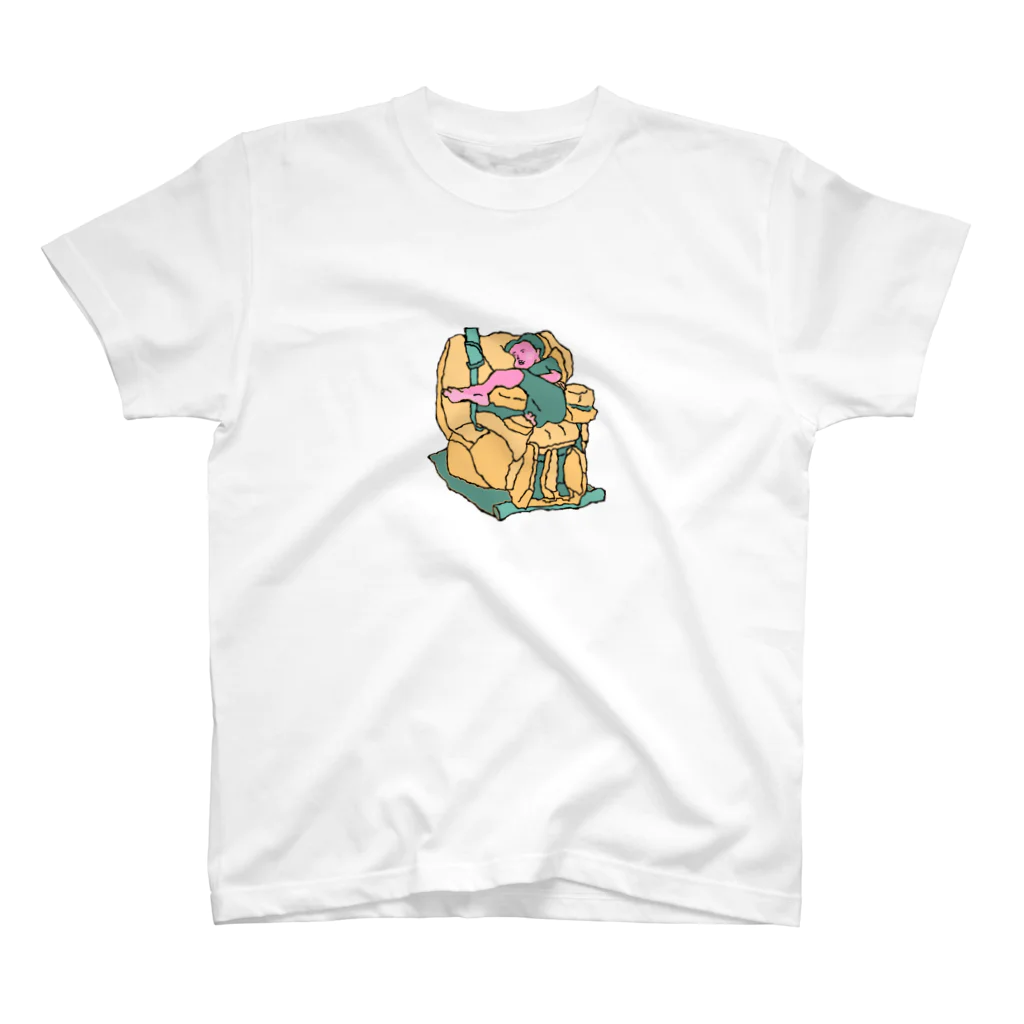 ピラニアのリノちゃん色付き スタンダードTシャツ