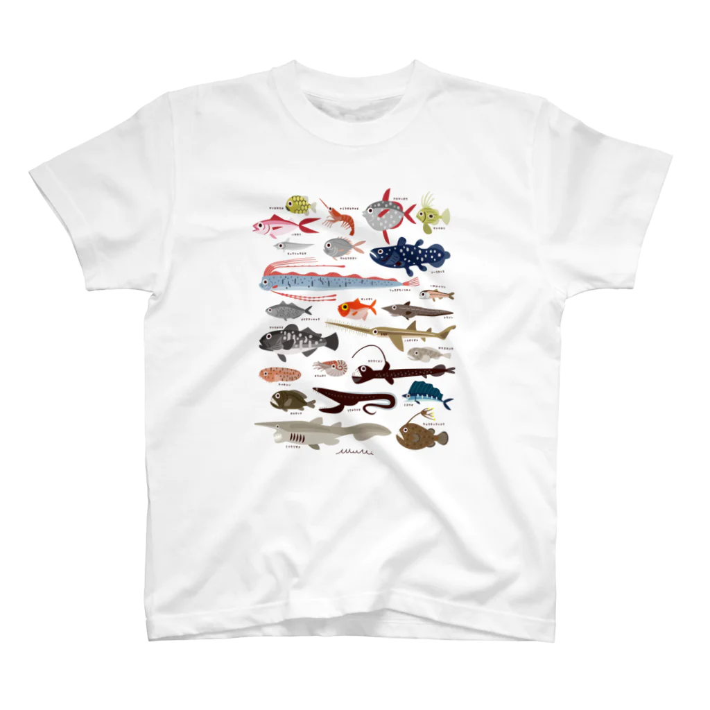 Astrio SUZURI店の深海魚 Regular Fit T-Shirt