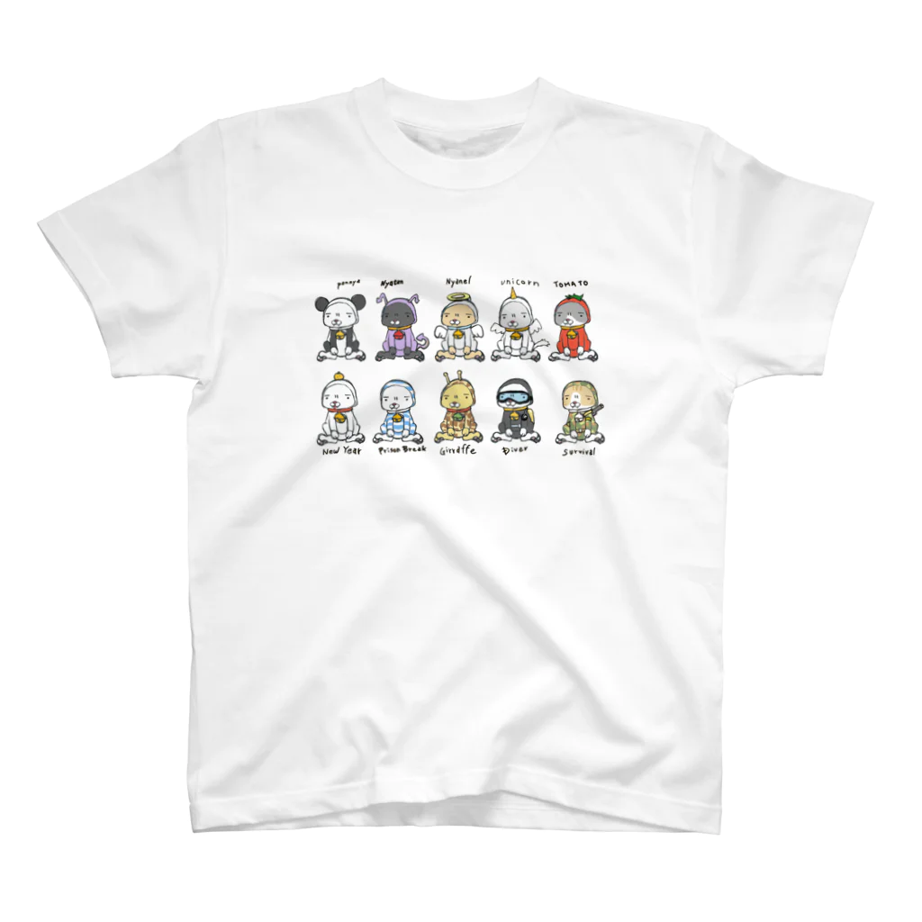 アニマルファクトリーのコスプレ猫10 スタンダードTシャツ