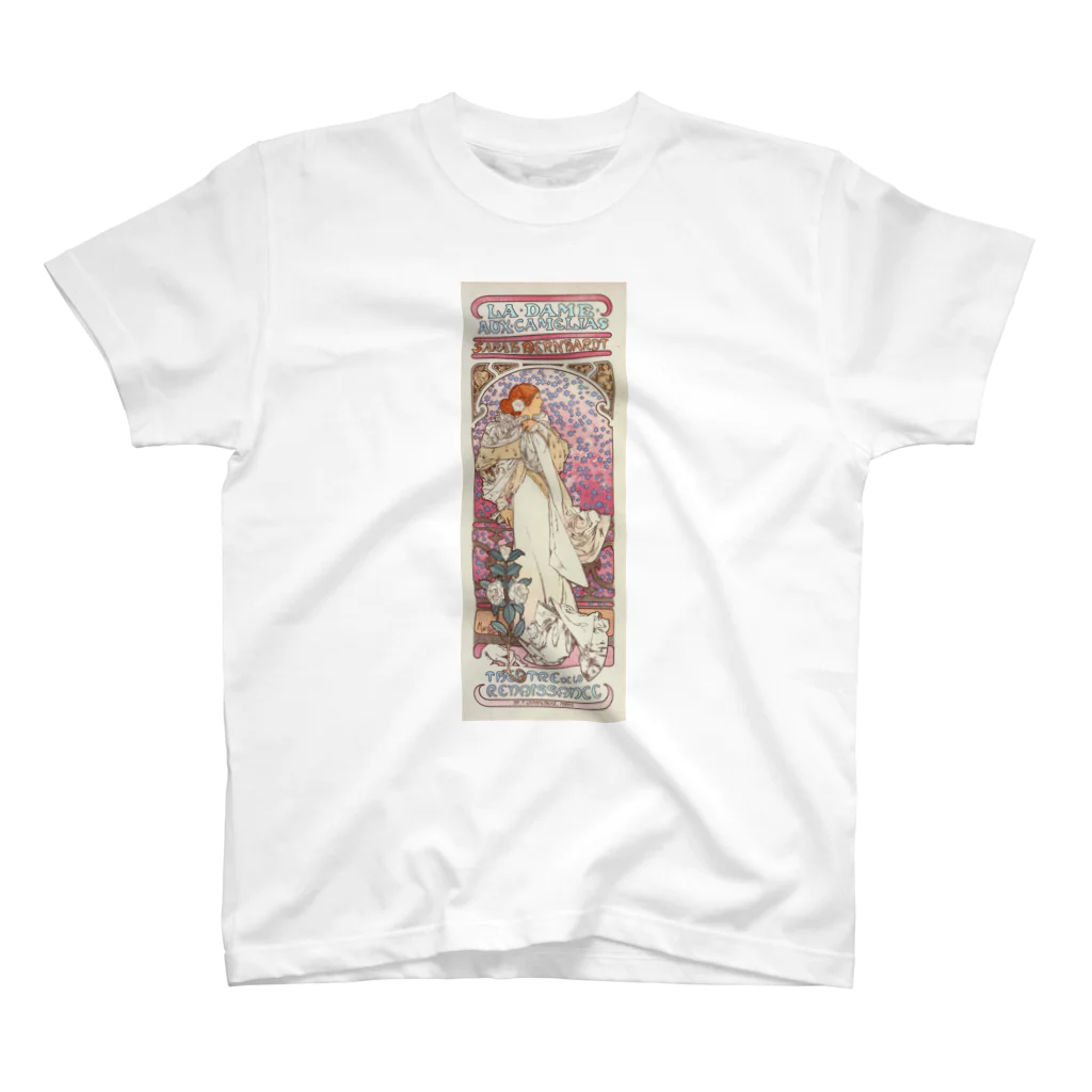 いとのミュシャ　椿姫 Regular Fit T-Shirt