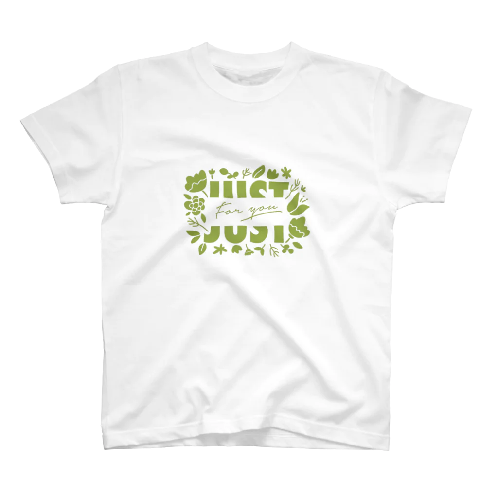 by.lettersのJust for you! みどり スタンダードTシャツ