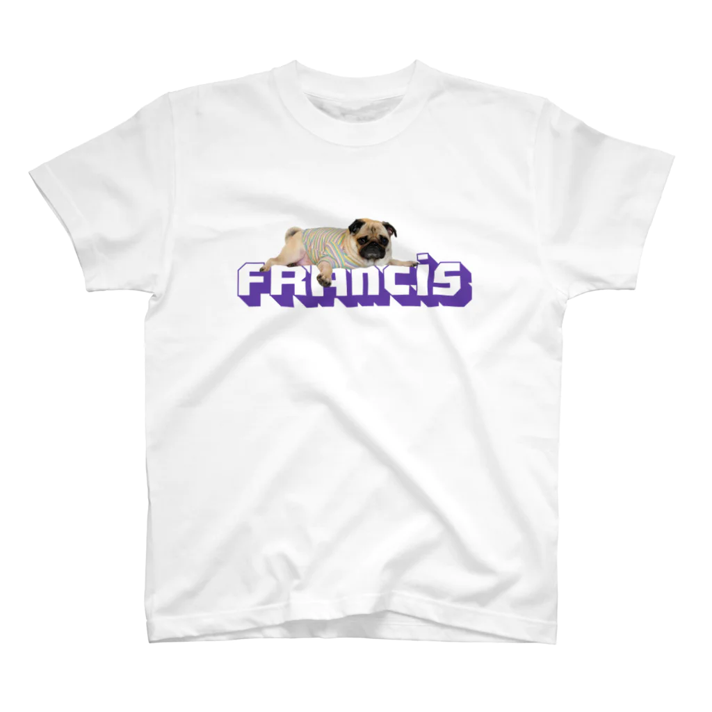 Francis the Pug General StoreのFrancis #3 [On the Twitch] スタンダードTシャツ