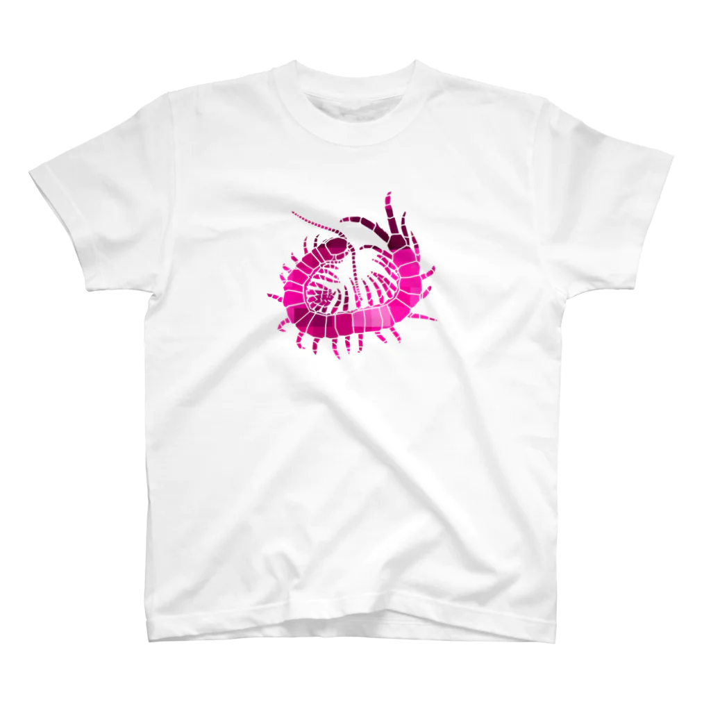 Sharp Bugsのアオズムカデ Pink Mosaic Regular Fit T-Shirt