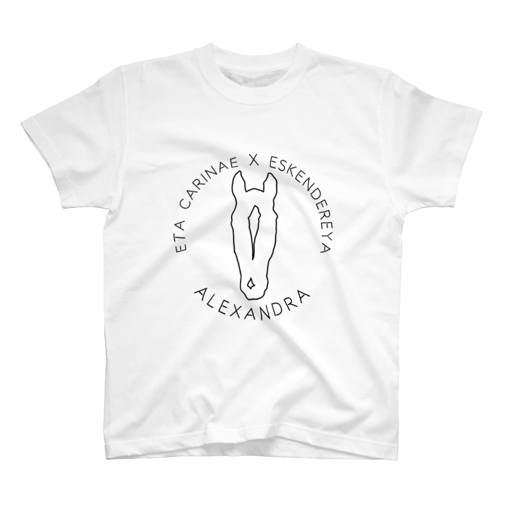 TaikiRacingClubShopのmarulogo【ALX】kuro Regular Fit T-Shirt
