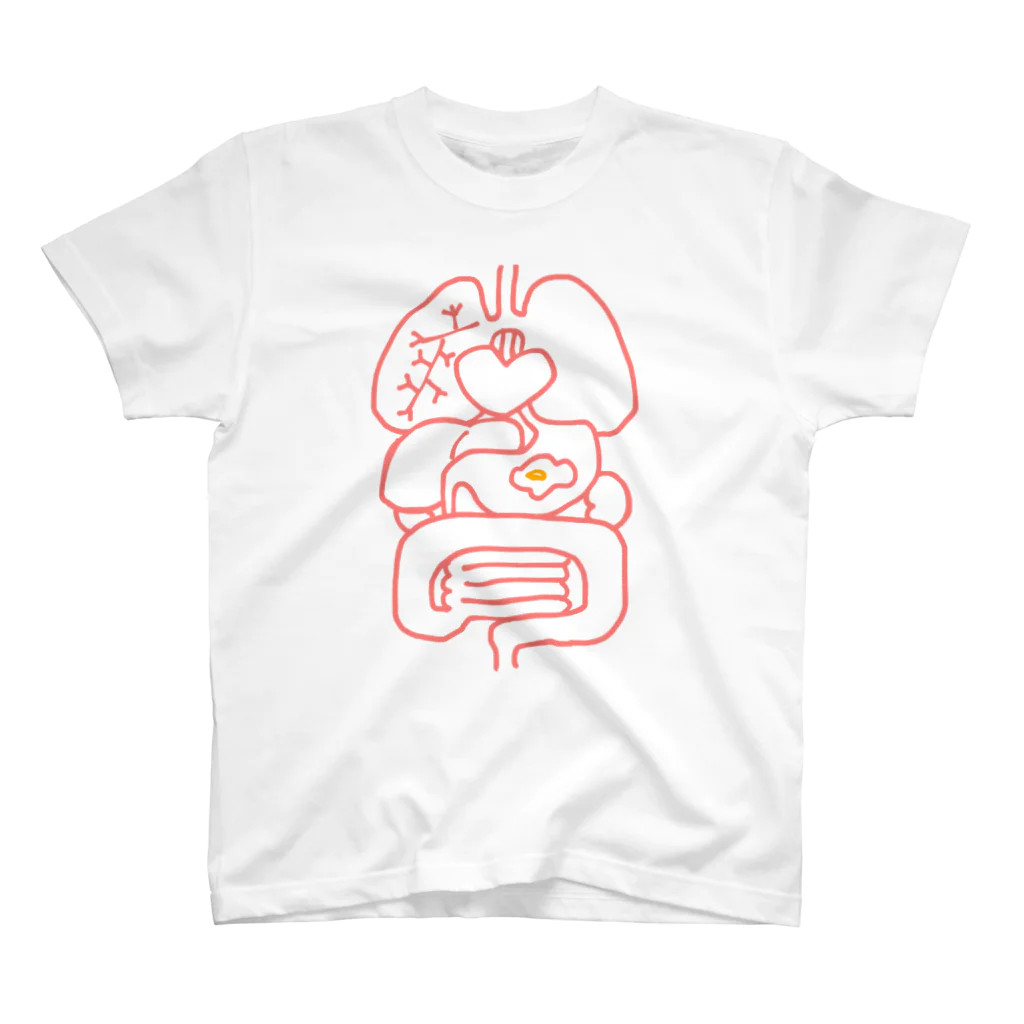 しろのショップの目玉焼き食べたないぞう スタンダードTシャツ