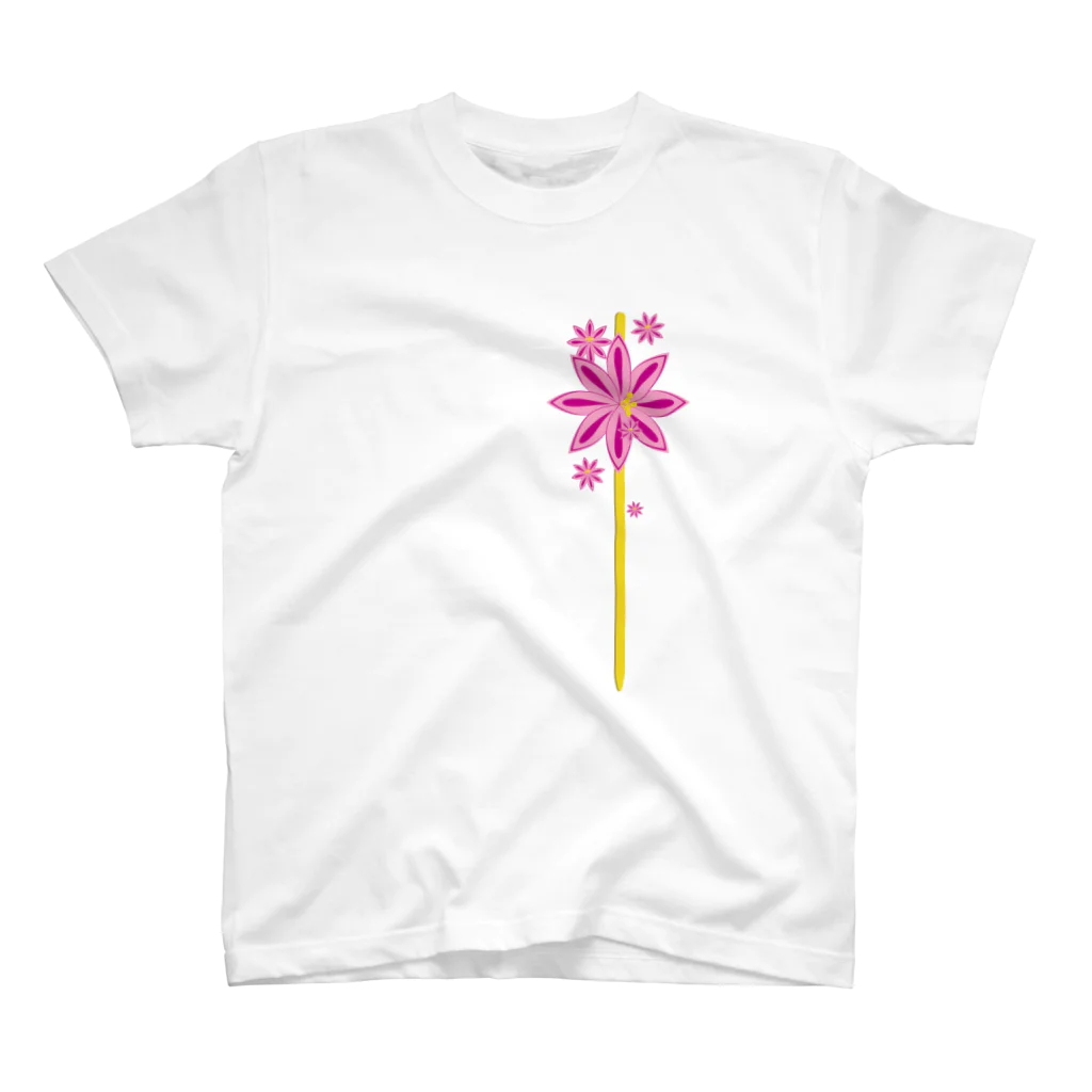 ニコボ(ぽんかん)の花かんざしさん スタンダードTシャツ